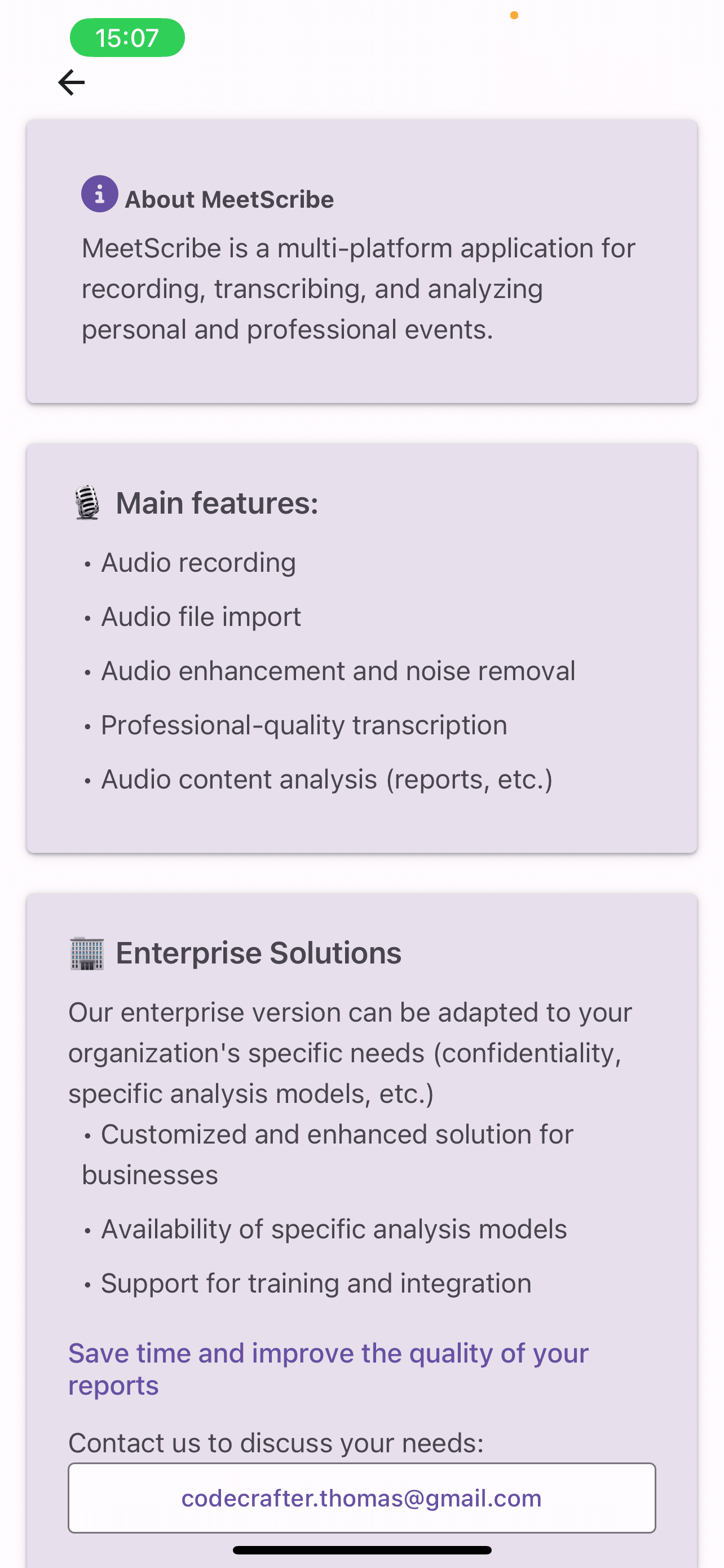 MeetScribe screenshot 8